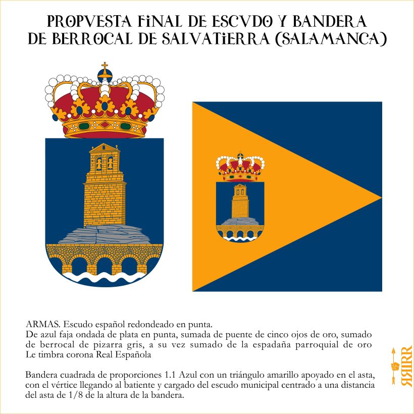 Escudo y Bandera de Berrocal de Salvatierra (Salamanca) -1