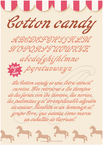Cotton Candy Typeface with Ricardo Rousselot 4