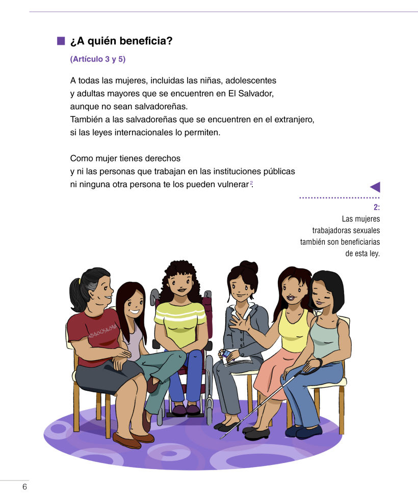 Ilustraciones para guía prevención violencia machista de El Salvador 0