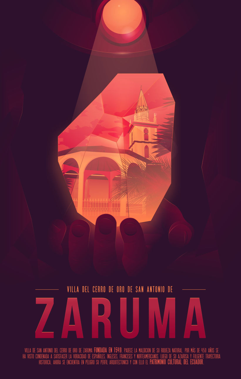Mi Proyecto del curso: Poster Zaruma 0