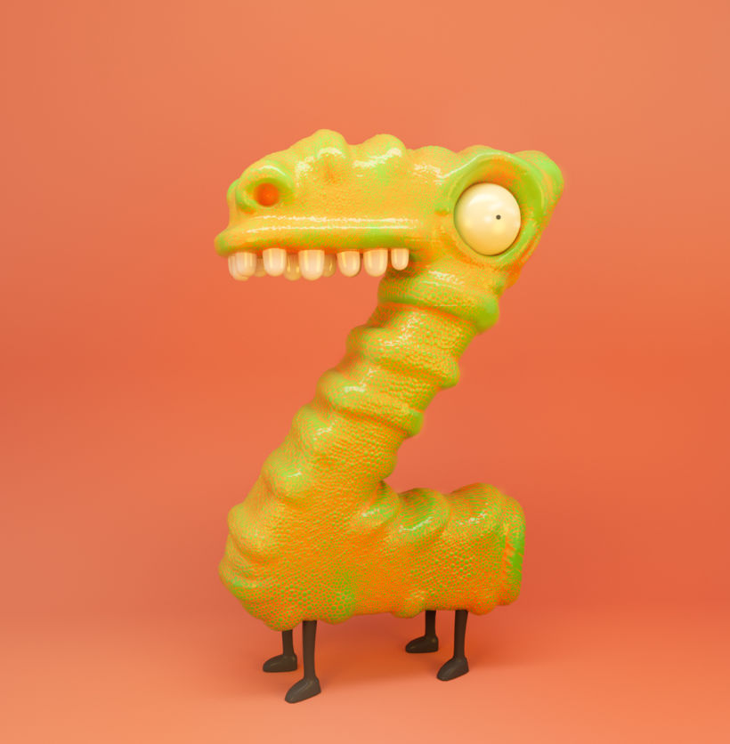 Litlle Monsters - 36days of type Alphabet 22