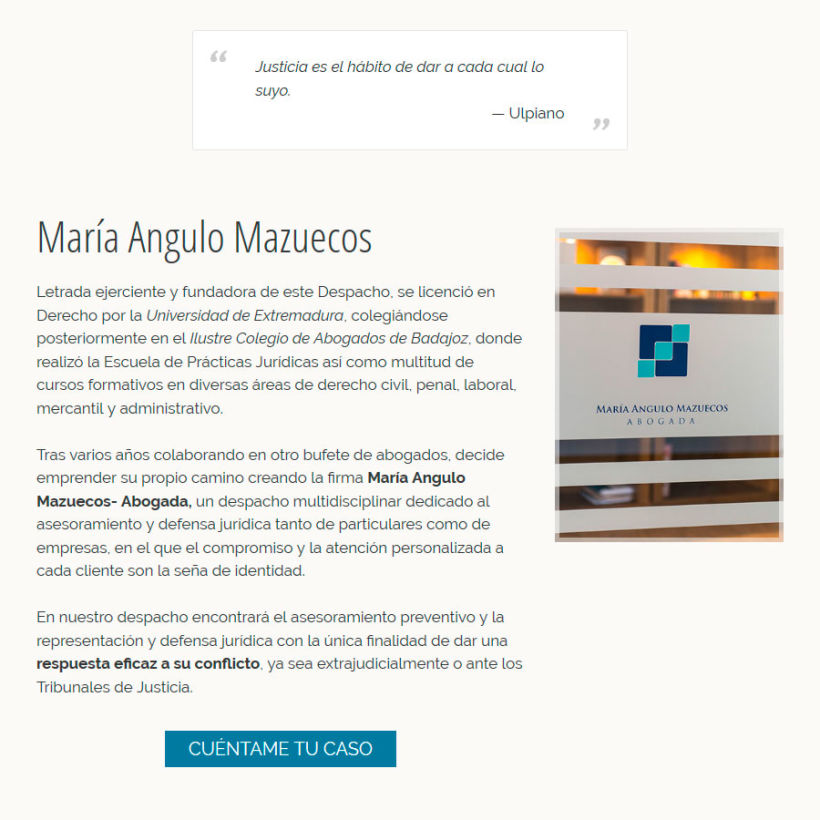 María Angulo -  Abogada en Badajoz -1