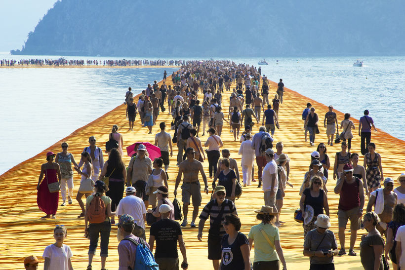 the floating piers  (Iseo lake, Italy) 7