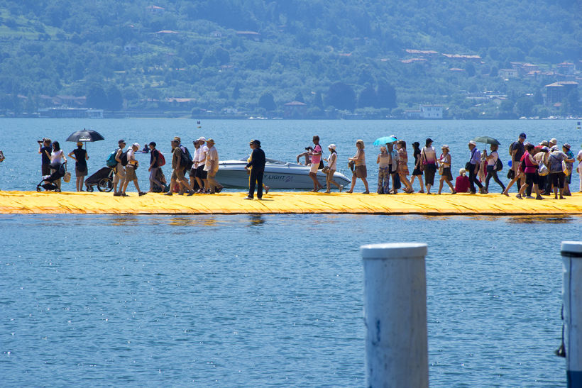 the floating piers  (Iseo lake, Italy) 10