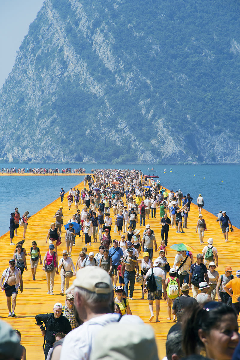 the floating piers  (Iseo lake, Italy) 1