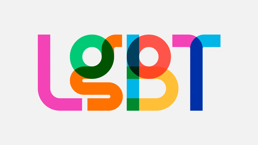 Descubre la tipografía inspirada en la bandera arcoíris de Gilbert Baker 10