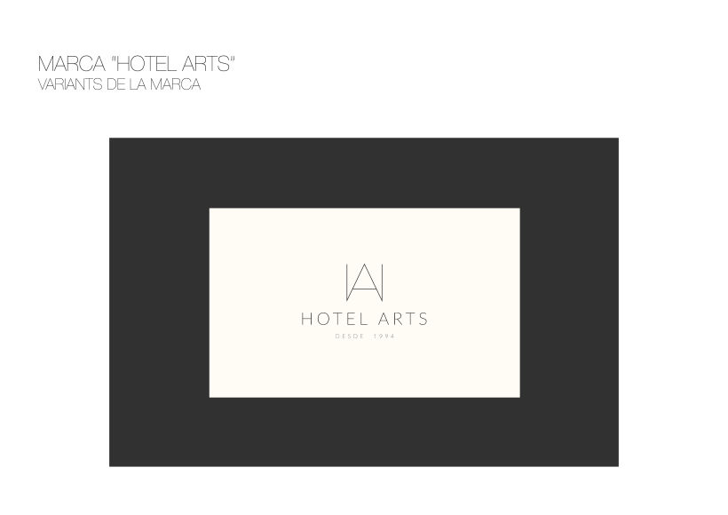 Hotel Arts - Dosier 3