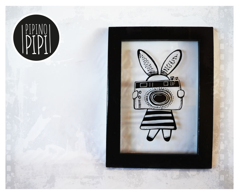 Serigrafía e Ilustración para PIPINO PIPI; Arte para los mas chiquitos 0