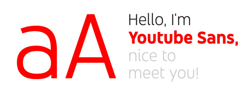 Youtube estrena su propia tipografía: Youtube Sans 1