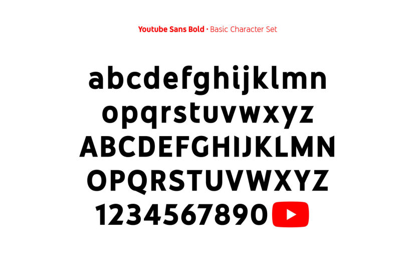 Youtube estrena su propia tipografía: Youtube Sans 6