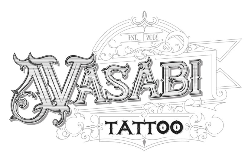 Lettering Wasabi Tattoo v1.0 0