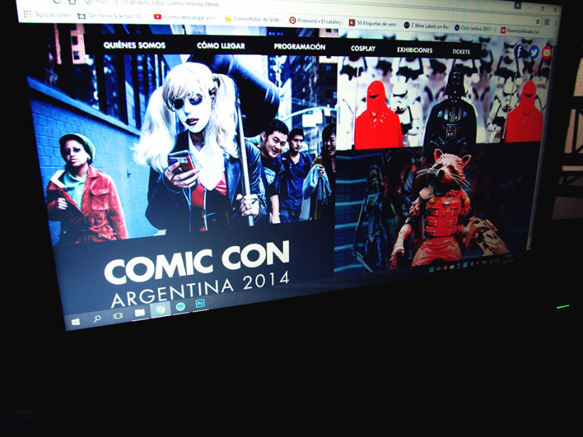 Prototipo Comic Con Arg. | web 1