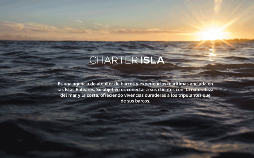 Branding e imagen corporativa - Charter Isla 1