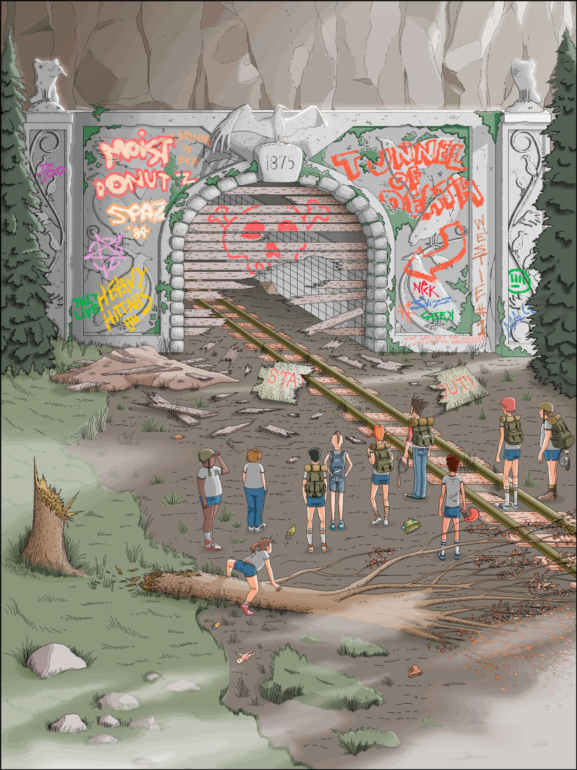 Una novela ilustrada con Paint a base de pixel art 6