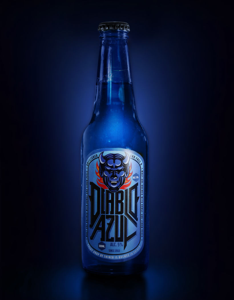 Diablo Azul Beer - Packaging 3