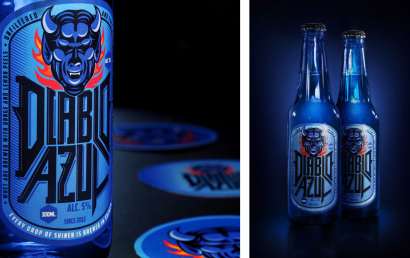 Diablo Azul Beer - Packaging 4