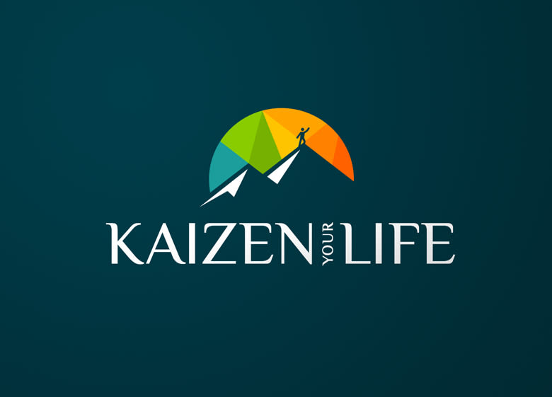 Diseño de logotipo para Kaizen your Life, una empresa dedicada al "Coaching" personal y ejecutivo, formación a particulares y empresas y servicios de consultoría de RRHH. 1