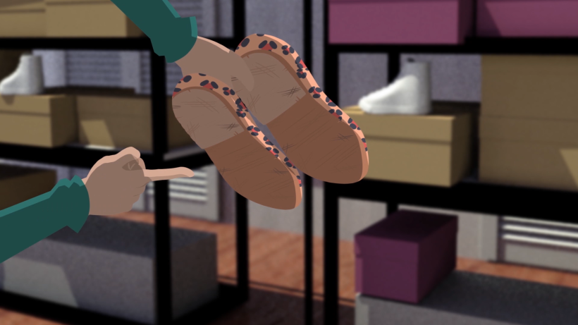 Shoe 2D&3D animation - demoreel 4