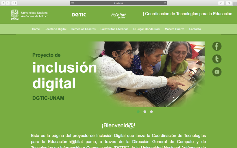Web h@bitat puma, proyecto de inclusión digital UNAM -1