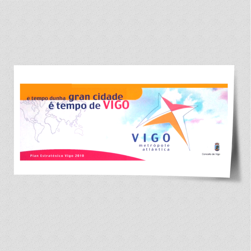 aIdentidade gráfica para Plan Estrátexico de VIGO, metrópole atlántica 1