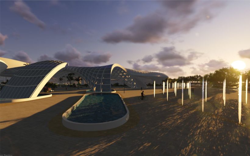 Diseño Arquitectónico Centro Ferial Internacional Y Convenciones 10