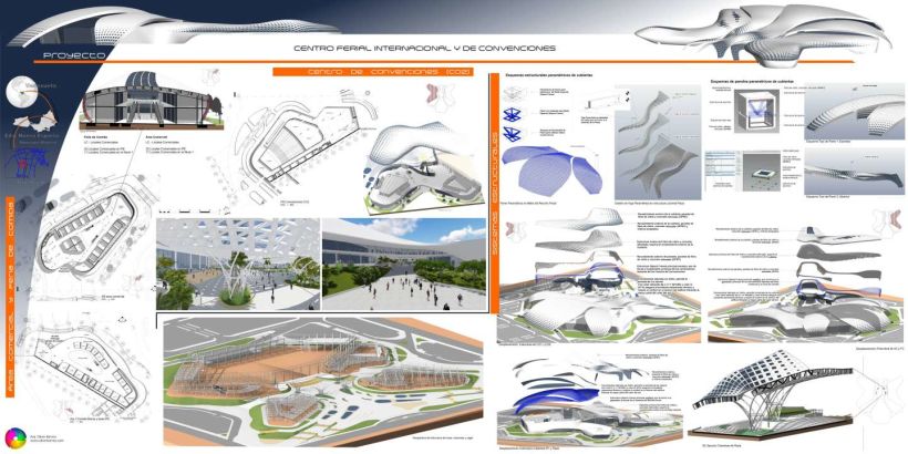 Diseño Arquitectónico Centro Ferial Internacional Y Convenciones 15