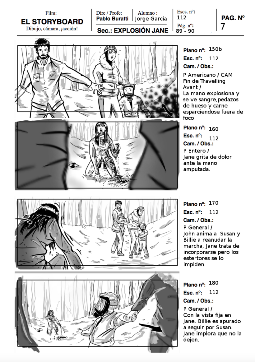 Mi Proyecto del curso: Ilustración de storyboards para Cine y Publicidad 2