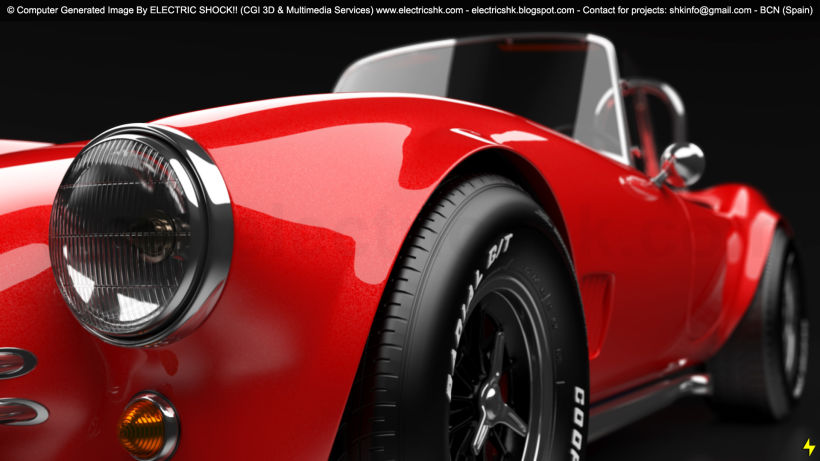 AC Shelby Cobra CGI 3D Render 0