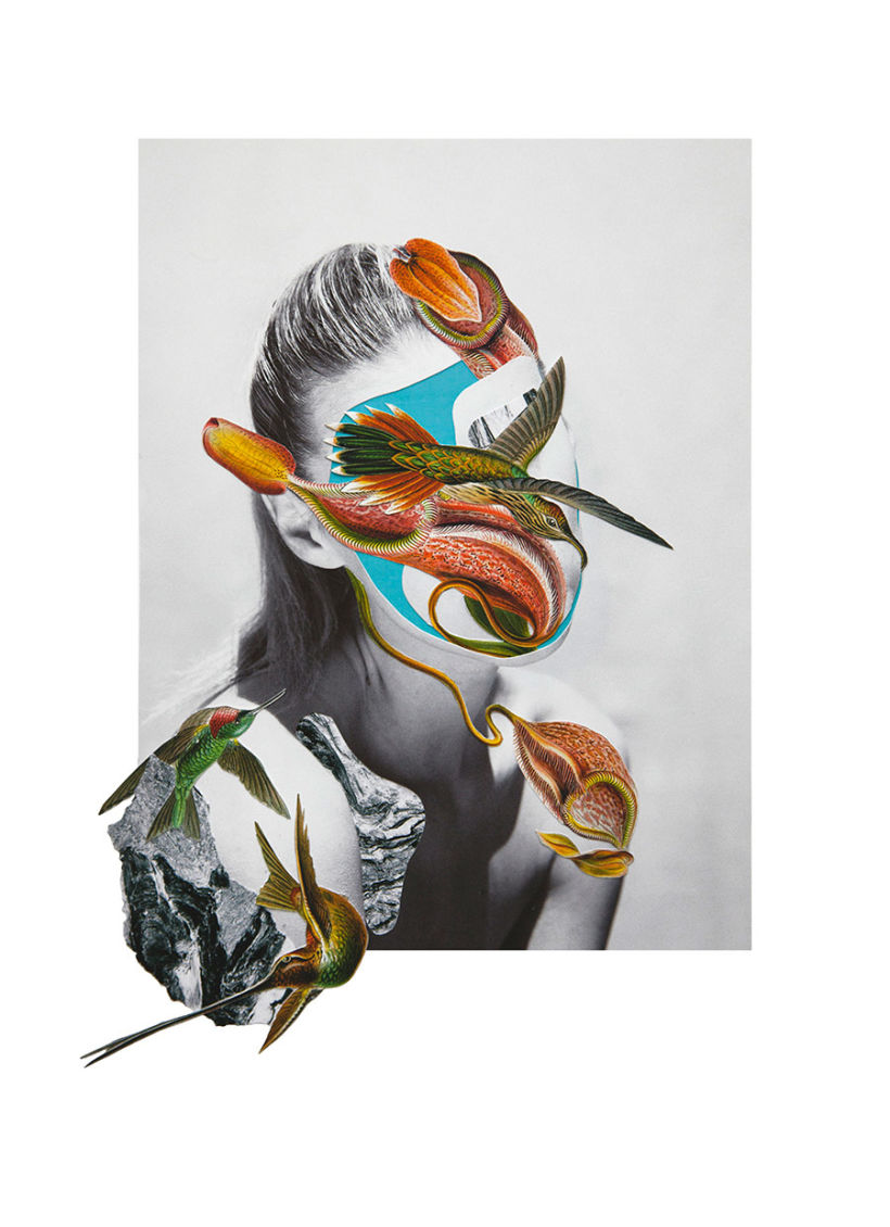 El delicioso collage analógico y surrealista de Rocío Montoya 13