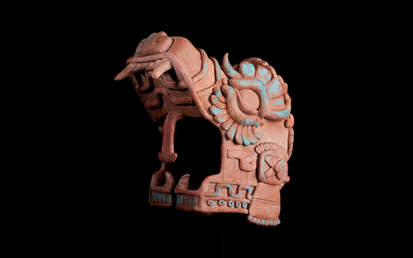 Esculturas mayas hotel UNICO 20º87º 12
