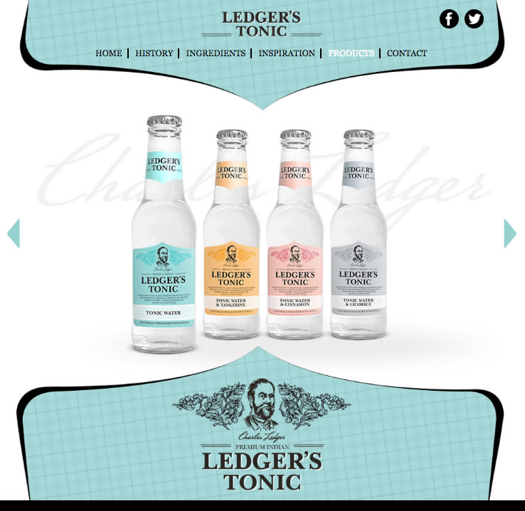 Web | Piezas Off/On para la marca de tónica premium 'Ledger' 4