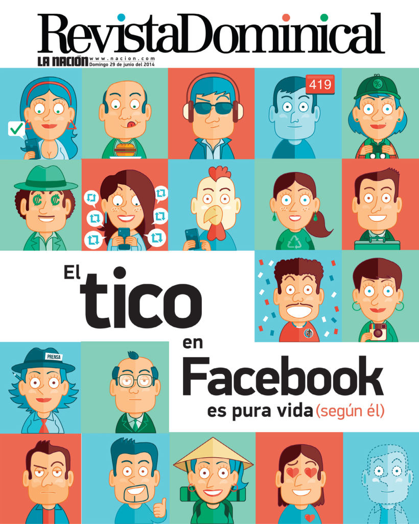 El tico en Facebook es pura vida · Diario La Nación 1