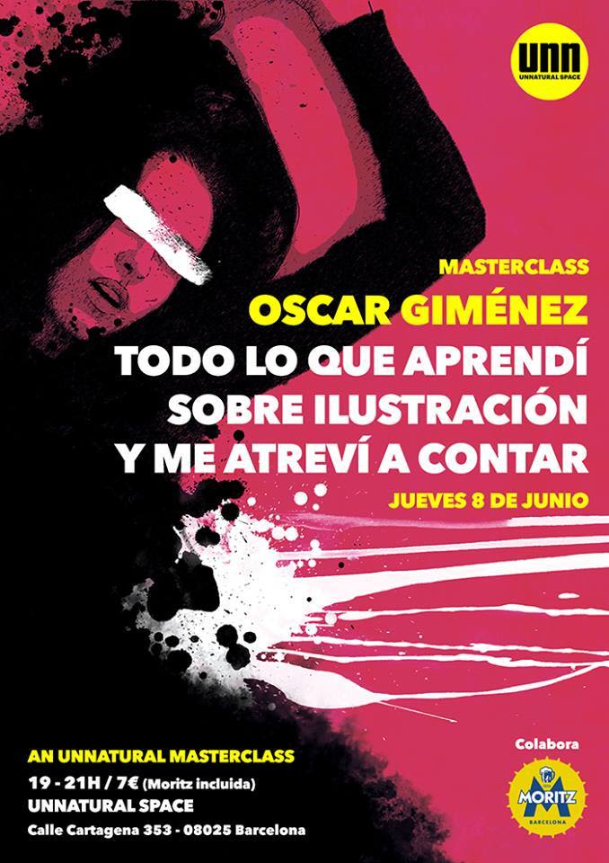 Recordatorio: Masterclass de Ilustración por Oscar Giménez (Barcelona, 8 de junio) 1