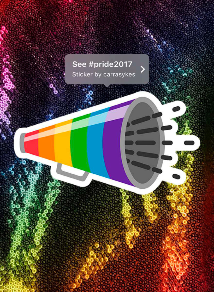 ¿Quién ha diseñado los stickers LGBTQ de Instagram? 8
