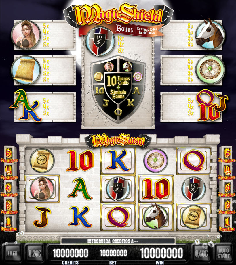 Slot Game "Magic Shield" 17