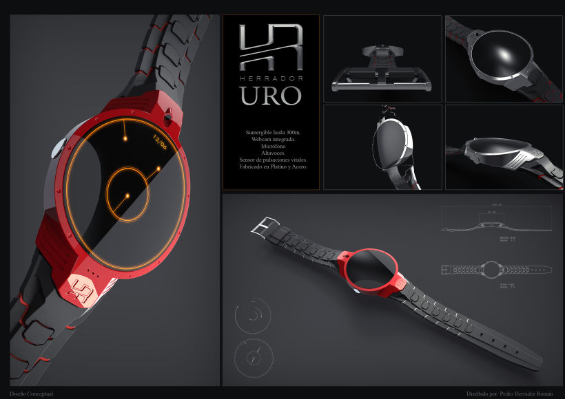 Diseño Conceptual Smartwatch URO 0