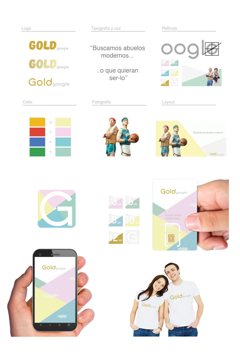Branding e Identidad: Gold Google 1