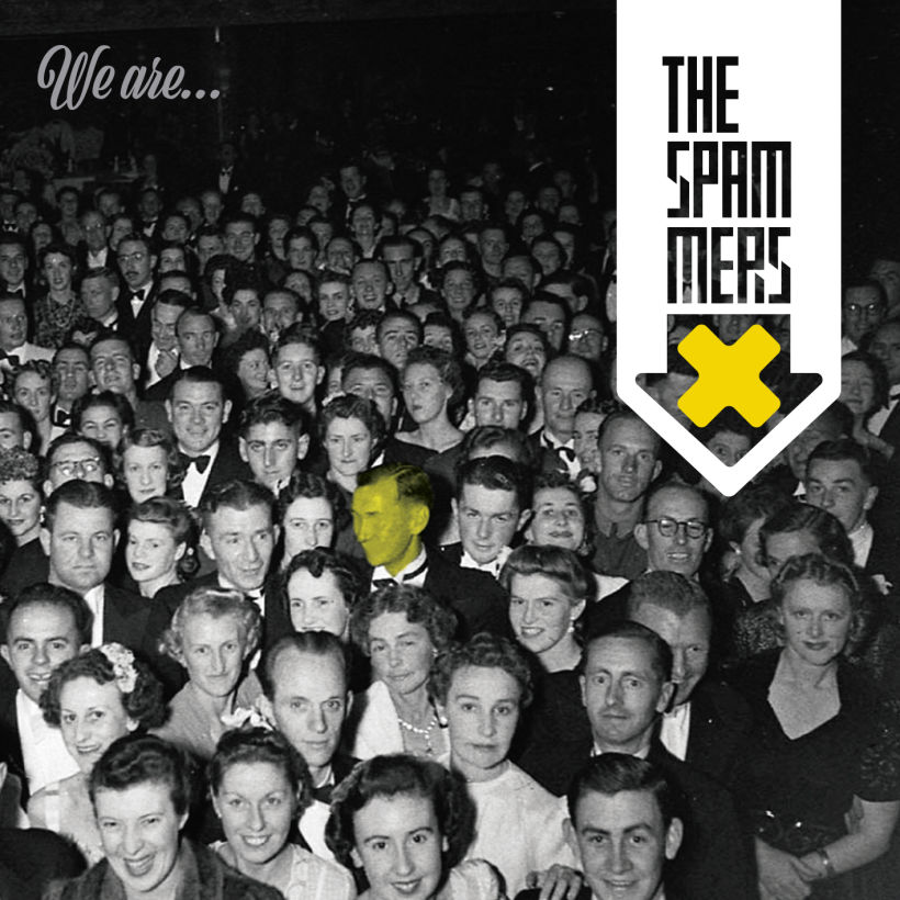 The Spammers "We are.." demo 2017 CD cover 0