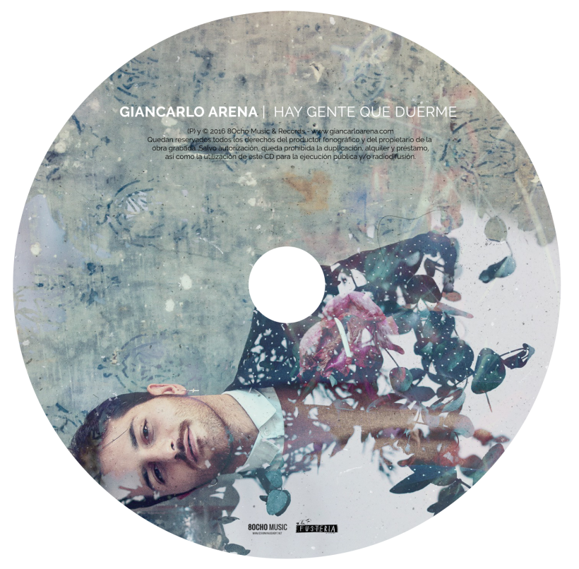 CD Layout 'Hay gente que duerme', Giancarlo Arena. 2