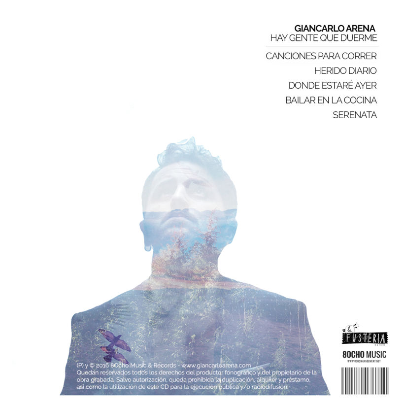 CD Layout 'Hay gente que duerme', Giancarlo Arena. 1