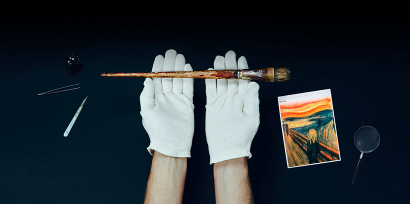 Adobe digitaliza y comparte los pinceles de 'El grito' de Munch 1
