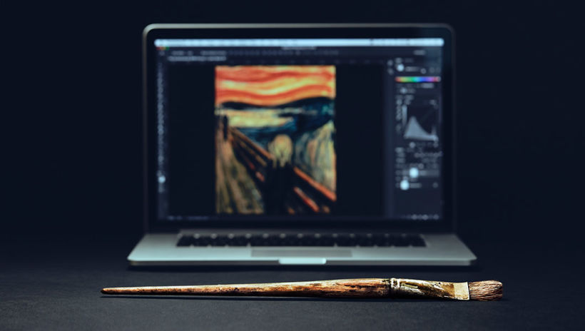 Adobe digitaliza y comparte los pinceles de 'El grito' de Munch 6