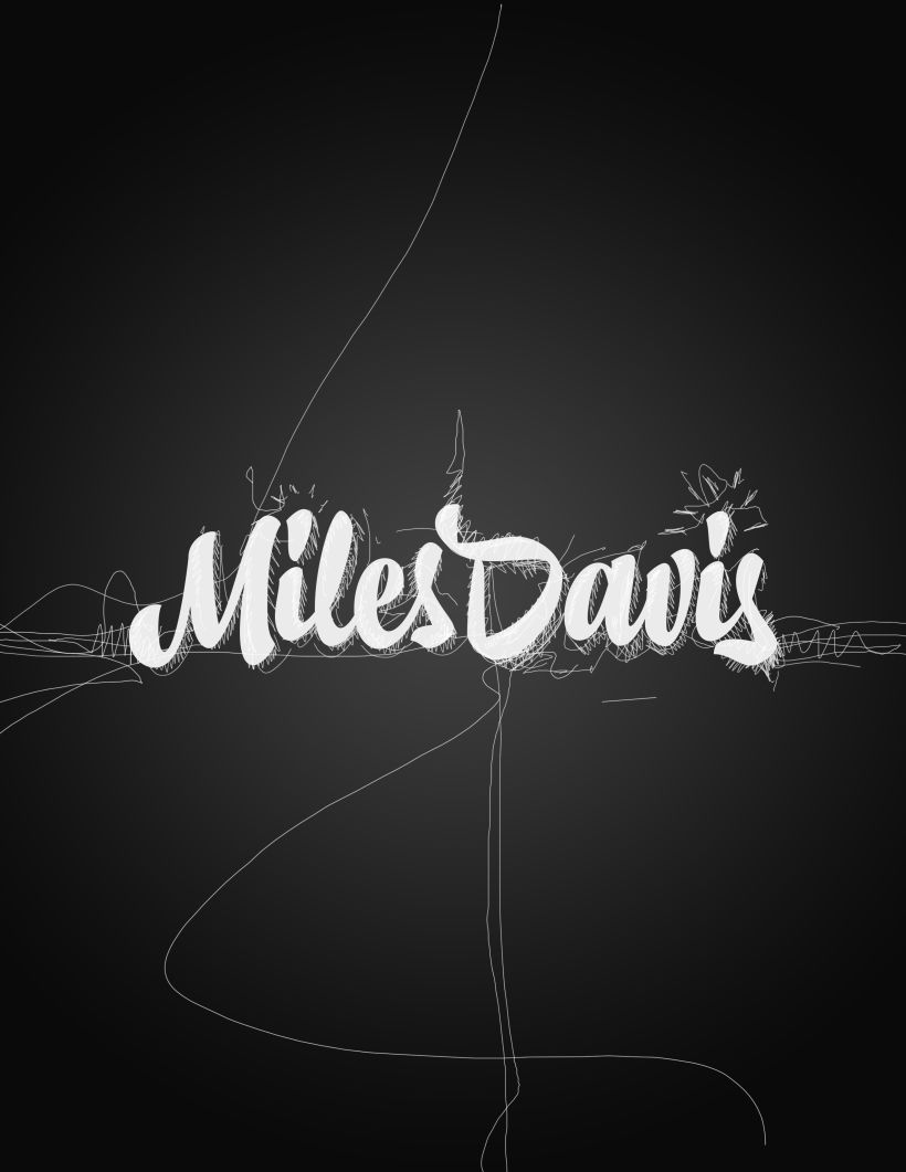 Miles Davis Lettering 5