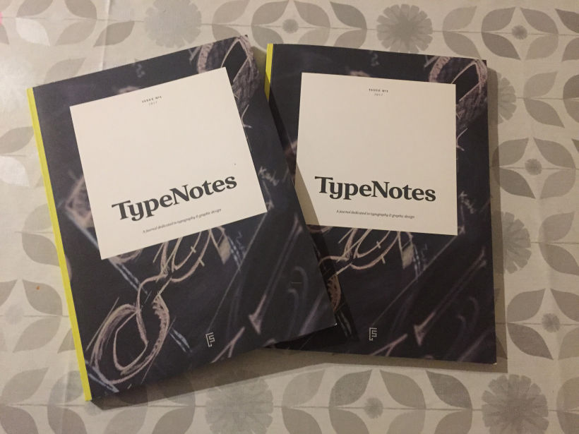 Vendido - Typenotes Issue #1 (FontSmith) 1