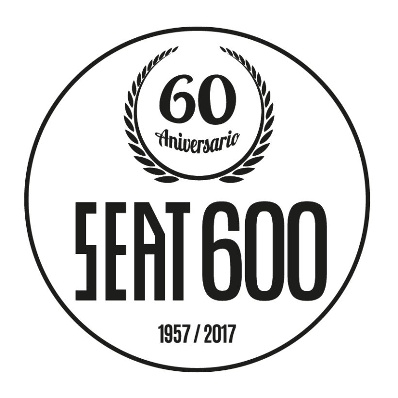 Logotipo Seat600 60 aniversario Monocromo 0