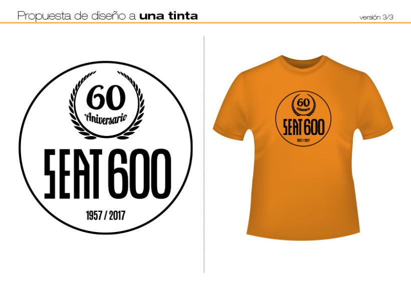 Camisetas 60 aniversario SEAT 600 2