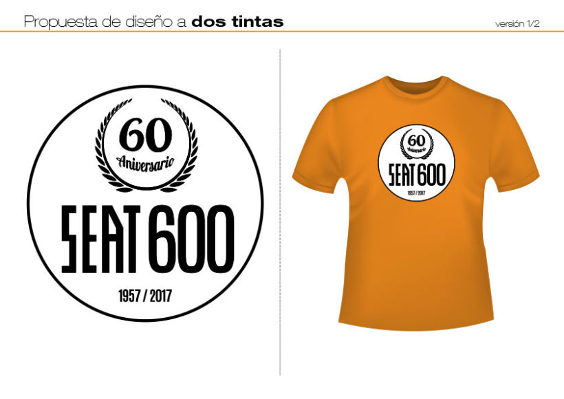 Camisetas 60 aniversario SEAT 600 3