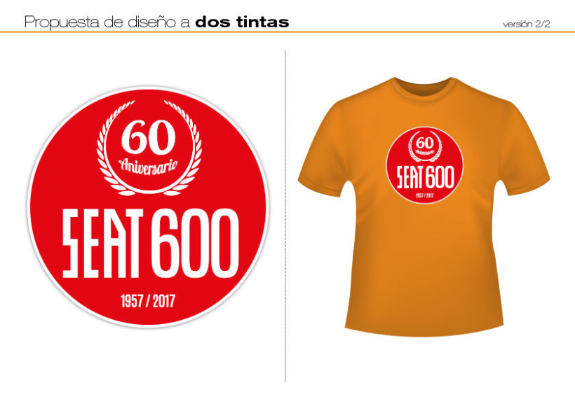 Camisetas 60 aniversario SEAT 600 4