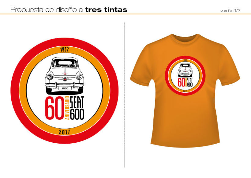 Camisetas 60 aniversario SEAT 600 5
