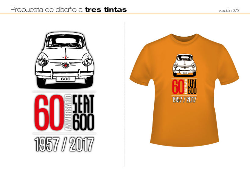 Camisetas 60 aniversario SEAT 600 6